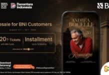 Andrea Bocelli Hadir di Indonesia, BNI Beri Akses Presale Khusus Nasabah