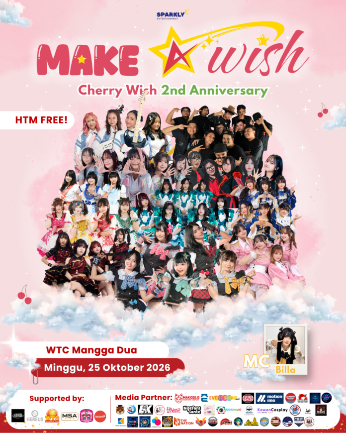 Make A Wish – Cherry Wish 2nd Anniversary: Rayakan Dua Tahun Perjalanan Bersama Penggemar di WTC Mangga Dua