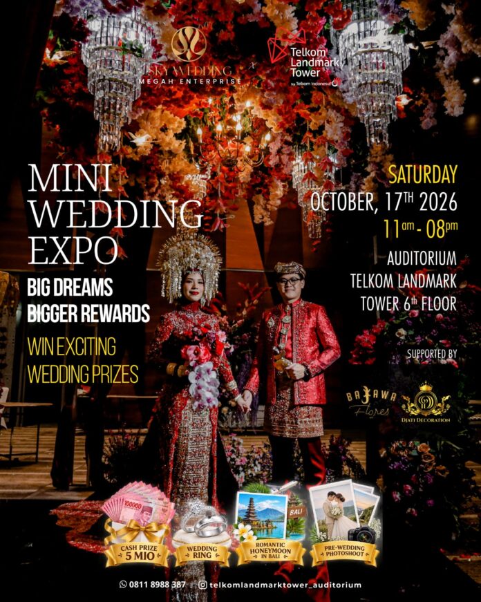 Calon Pengantin di Jakarta, Catat! Mini Wedding Expo 2026 Hadirkan Vendor hingga Hadiah Menarik